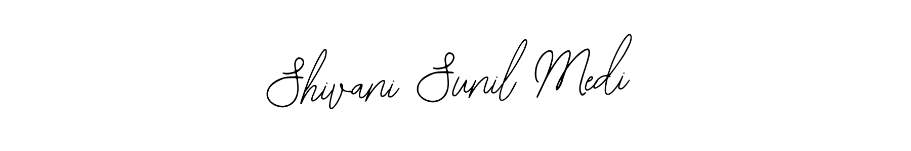 Make a beautiful signature design for name Shivani Sunil Medi. Use this online signature maker to create a handwritten signature for free. Shivani Sunil Medi signature style 12 images and pictures png