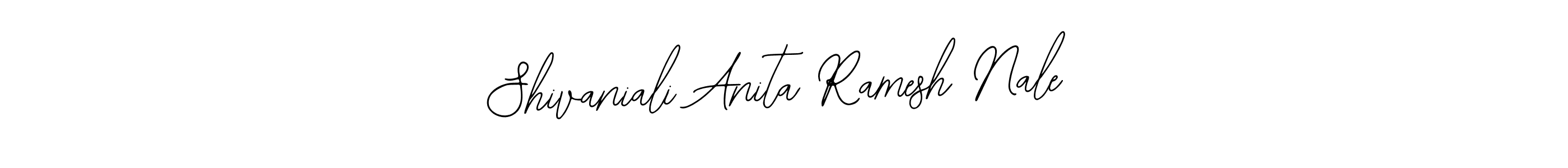 Make a beautiful signature design for name Shivaniali Anita Ramesh Nale. Use this online signature maker to create a handwritten signature for free. Shivaniali Anita Ramesh Nale signature style 12 images and pictures png