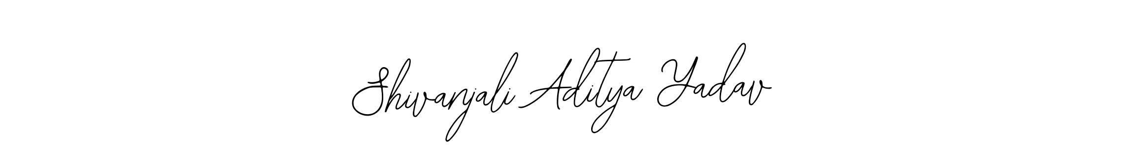 Create a beautiful signature design for name Shivanjali Aditya Yadav. With this signature (Bearetta-2O07w) fonts, you can make a handwritten signature for free. Shivanjali Aditya Yadav signature style 12 images and pictures png