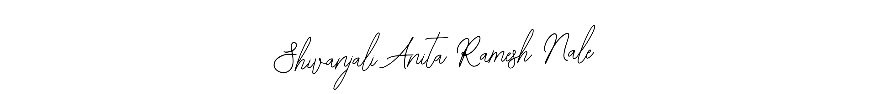 Also You can easily find your signature by using the search form. We will create Shivanjali Anita Ramesh Nale name handwritten signature images for you free of cost using Bearetta-2O07w sign style. Shivanjali Anita Ramesh Nale signature style 12 images and pictures png