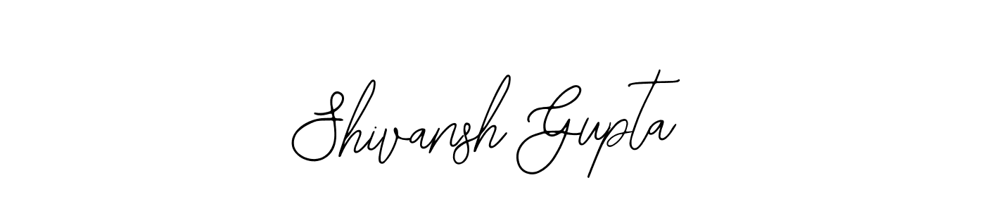 How to make Shivansh Gupta signature? Bearetta-2O07w is a professional autograph style. Create handwritten signature for Shivansh Gupta name. Shivansh Gupta signature style 12 images and pictures png