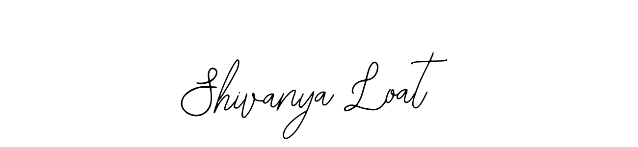 Also we have Shivanya Loat name is the best signature style. Create professional handwritten signature collection using Bearetta-2O07w autograph style. Shivanya Loat signature style 12 images and pictures png