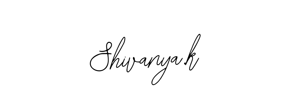Shivanya.k stylish signature style. Best Handwritten Sign (Bearetta-2O07w) for my name. Handwritten Signature Collection Ideas for my name Shivanya.k. Shivanya.k signature style 12 images and pictures png