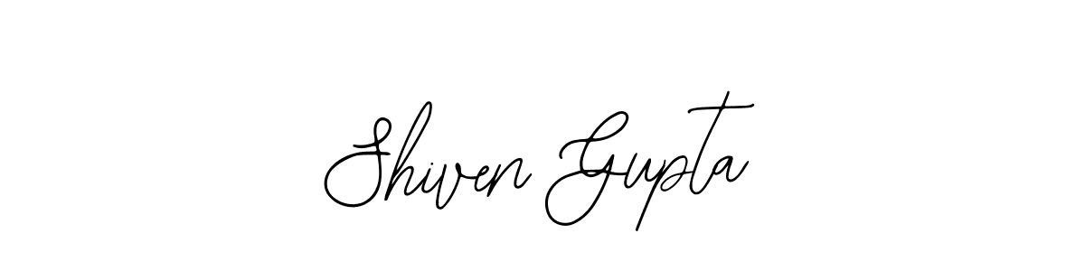 Use a signature maker to create a handwritten signature online. With this signature software, you can design (Bearetta-2O07w) your own signature for name Shiven Gupta. Shiven Gupta signature style 12 images and pictures png