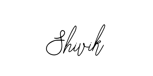 How to make Shivik signature? Bearetta-2O07w is a professional autograph style. Create handwritten signature for Shivik name. Shivik signature style 12 images and pictures png