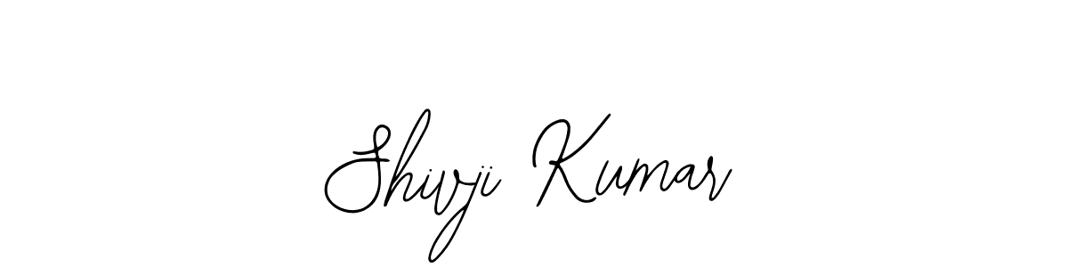 You should practise on your own different ways (Bearetta-2O07w) to write your name (Shivji Kumar) in signature. don't let someone else do it for you. Shivji Kumar signature style 12 images and pictures png