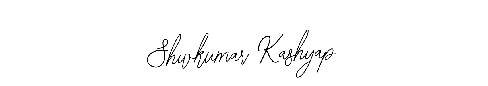 How to make Shivkumar Kashyap name signature. Use Bearetta-2O07w style for creating short signs online. This is the latest handwritten sign. Shivkumar Kashyap signature style 12 images and pictures png
