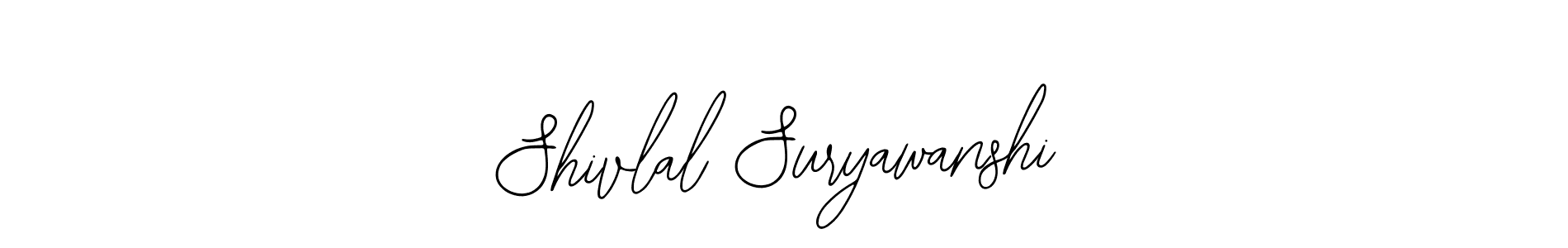 The best way (Bearetta-2O07w) to make a short signature is to pick only two or three words in your name. The name Shivlal Suryawanshi include a total of six letters. For converting this name. Shivlal Suryawanshi signature style 12 images and pictures png
