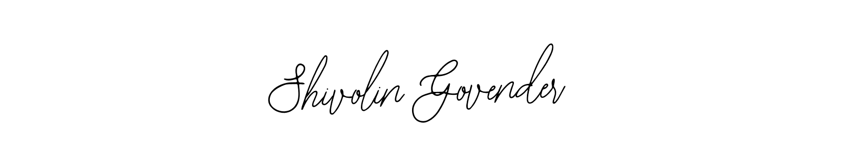 Also we have Shivolin Govender name is the best signature style. Create professional handwritten signature collection using Bearetta-2O07w autograph style. Shivolin Govender signature style 12 images and pictures png