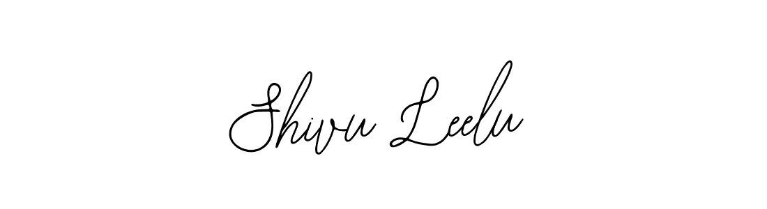 Shivu Leelu stylish signature style. Best Handwritten Sign (Bearetta-2O07w) for my name. Handwritten Signature Collection Ideas for my name Shivu Leelu. Shivu Leelu signature style 12 images and pictures png