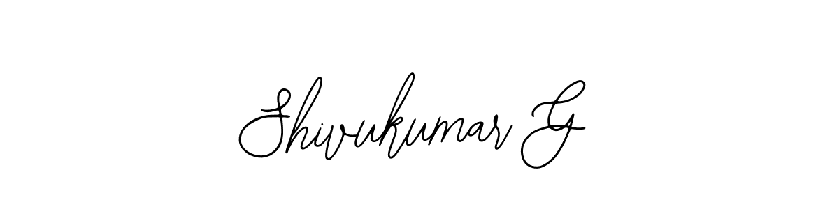 Also You can easily find your signature by using the search form. We will create Shivukumar G name handwritten signature images for you free of cost using Bearetta-2O07w sign style. Shivukumar G signature style 12 images and pictures png