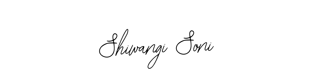 How to make Shiwangi Soni name signature. Use Bearetta-2O07w style for creating short signs online. This is the latest handwritten sign. Shiwangi Soni signature style 12 images and pictures png