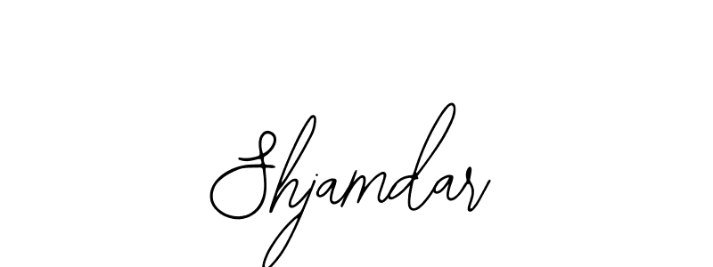 Bearetta-2O07w is a professional signature style that is perfect for those who want to add a touch of class to their signature. It is also a great choice for those who want to make their signature more unique. Get Shjamdar name to fancy signature for free. Shjamdar signature style 12 images and pictures png