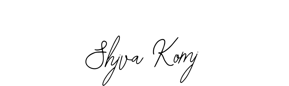 Use a signature maker to create a handwritten signature online. With this signature software, you can design (Bearetta-2O07w) your own signature for name Shjva Komj. Shjva Komj signature style 12 images and pictures png