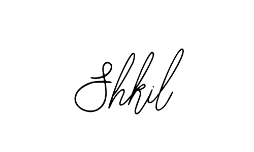 How to make Shkil signature? Bearetta-2O07w is a professional autograph style. Create handwritten signature for Shkil name. Shkil signature style 12 images and pictures png