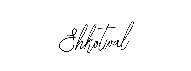You should practise on your own different ways (Bearetta-2O07w) to write your name (Shkotwal) in signature. don't let someone else do it for you. Shkotwal signature style 12 images and pictures png