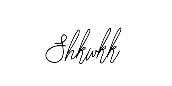 Similarly Bearetta-2O07w is the best handwritten signature design. Signature creator online .You can use it as an online autograph creator for name Shkwkk. Shkwkk signature style 12 images and pictures png