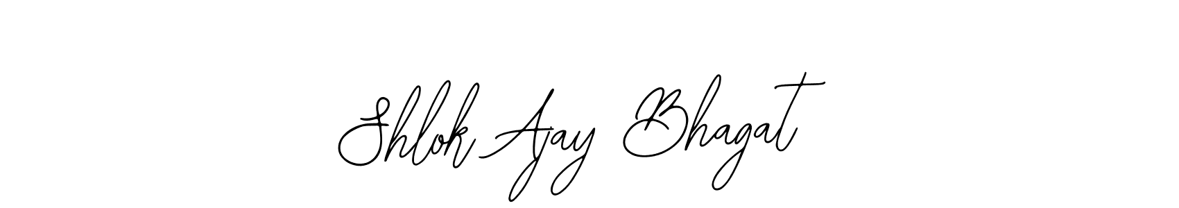 You can use this online signature creator to create a handwritten signature for the name Shlok Ajay Bhagat. This is the best online autograph maker. Shlok Ajay Bhagat signature style 12 images and pictures png