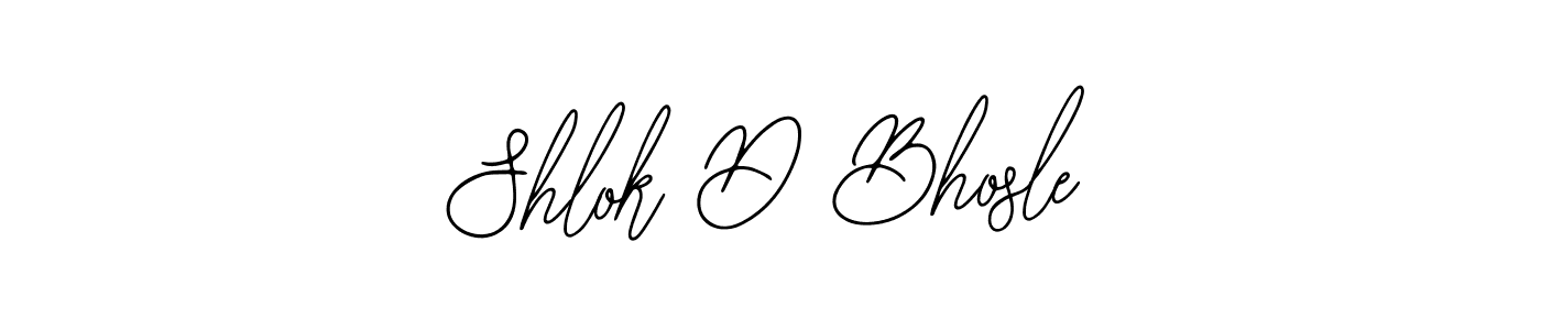 Make a beautiful signature design for name Shlok D Bhosle. Use this online signature maker to create a handwritten signature for free. Shlok D Bhosle signature style 12 images and pictures png
