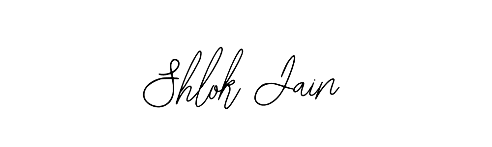 The best way (Bearetta-2O07w) to make a short signature is to pick only two or three words in your name. The name Shlok Jain include a total of six letters. For converting this name. Shlok Jain signature style 12 images and pictures png