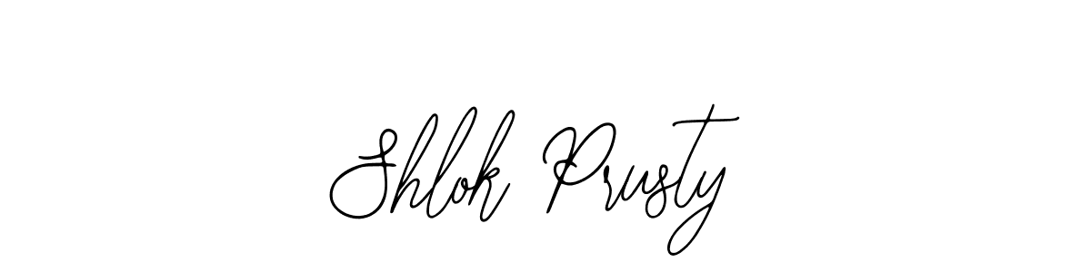 Make a beautiful signature design for name Shlok Prusty. With this signature (Bearetta-2O07w) style, you can create a handwritten signature for free. Shlok Prusty signature style 12 images and pictures png