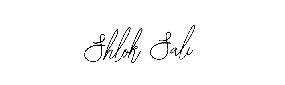 Design your own signature with our free online signature maker. With this signature software, you can create a handwritten (Bearetta-2O07w) signature for name Shlok Sali. Shlok Sali signature style 12 images and pictures png