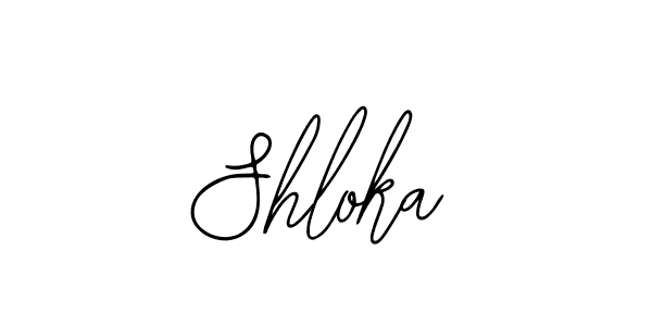 How to make Shloka name signature. Use Bearetta-2O07w style for creating short signs online. This is the latest handwritten sign. Shloka signature style 12 images and pictures png