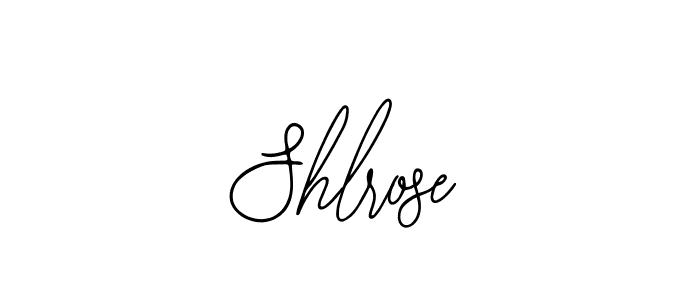 How to make Shlrose signature? Bearetta-2O07w is a professional autograph style. Create handwritten signature for Shlrose name. Shlrose signature style 12 images and pictures png