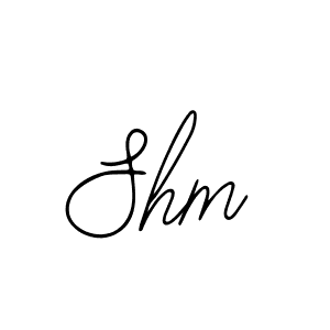 How to make Shm signature? Bearetta-2O07w is a professional autograph style. Create handwritten signature for Shm name. Shm signature style 12 images and pictures png