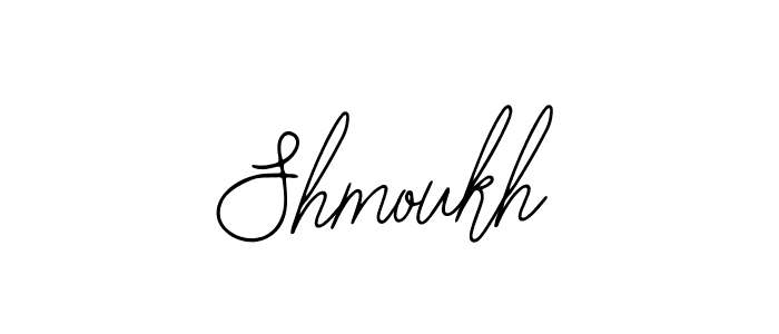 Bearetta-2O07w is a professional signature style that is perfect for those who want to add a touch of class to their signature. It is also a great choice for those who want to make their signature more unique. Get Shmoukh name to fancy signature for free. Shmoukh signature style 12 images and pictures png