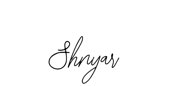 Use a signature maker to create a handwritten signature online. With this signature software, you can design (Bearetta-2O07w) your own signature for name Shnyar. Shnyar signature style 12 images and pictures png