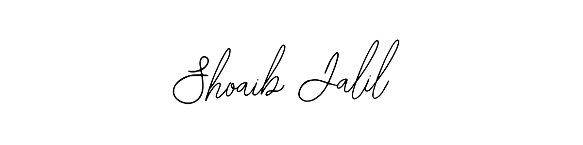 Make a beautiful signature design for name Shoaib Jalil. With this signature (Bearetta-2O07w) style, you can create a handwritten signature for free. Shoaib Jalil signature style 12 images and pictures png