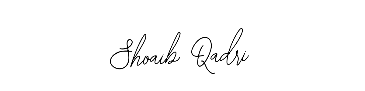 You should practise on your own different ways (Bearetta-2O07w) to write your name (Shoaib Qadri) in signature. don't let someone else do it for you. Shoaib Qadri signature style 12 images and pictures png