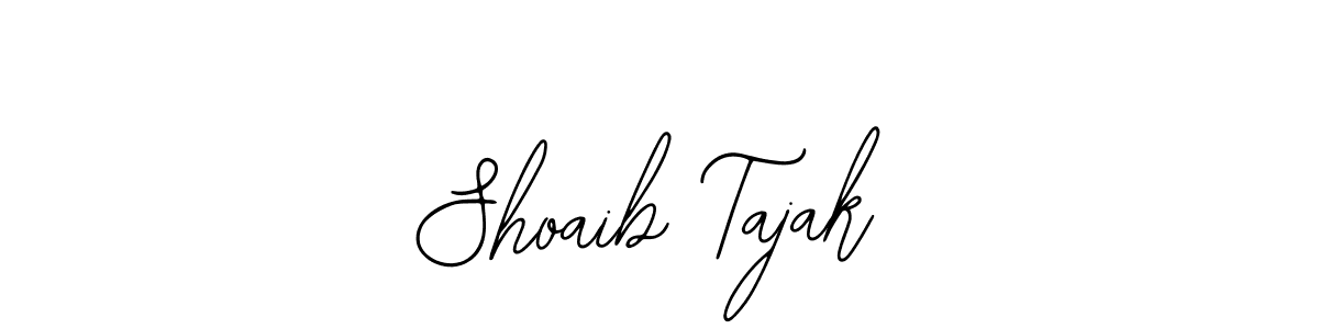 Also You can easily find your signature by using the search form. We will create Shoaib Tajak name handwritten signature images for you free of cost using Bearetta-2O07w sign style. Shoaib Tajak signature style 12 images and pictures png