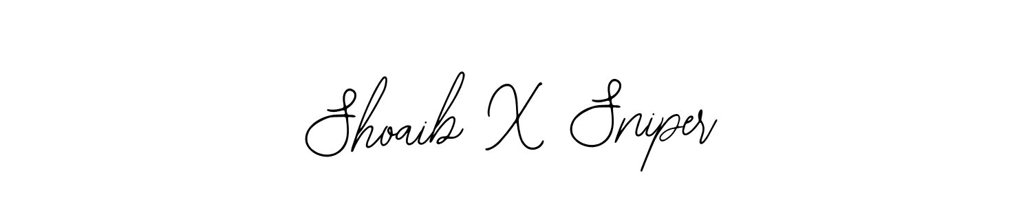 How to make Shoaib X Sniper signature? Bearetta-2O07w is a professional autograph style. Create handwritten signature for Shoaib X Sniper name. Shoaib X Sniper signature style 12 images and pictures png