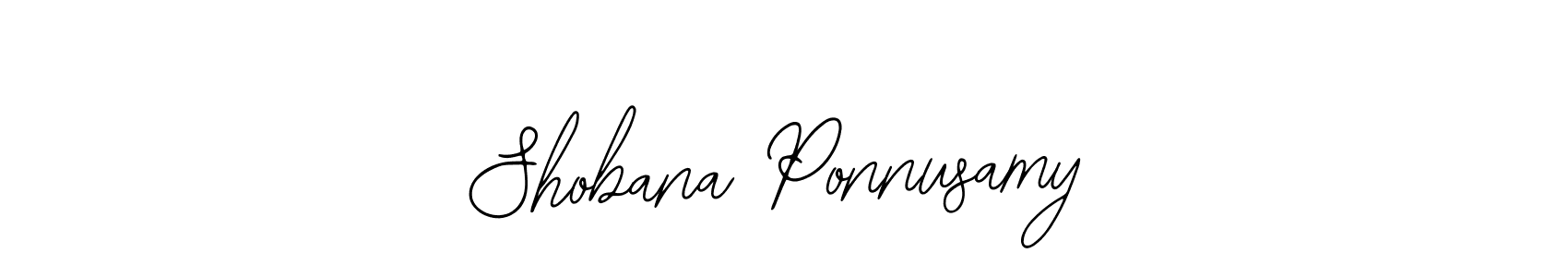 Make a beautiful signature design for name Shobana Ponnusamy. With this signature (Bearetta-2O07w) style, you can create a handwritten signature for free. Shobana Ponnusamy signature style 12 images and pictures png