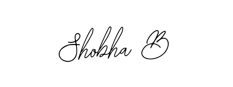 How to Draw Shobha B signature style? Bearetta-2O07w is a latest design signature styles for name Shobha B. Shobha B signature style 12 images and pictures png