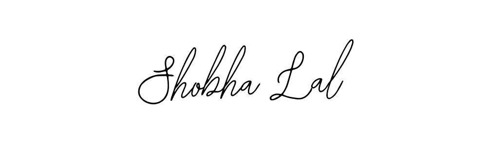 How to make Shobha Lal name signature. Use Bearetta-2O07w style for creating short signs online. This is the latest handwritten sign. Shobha Lal signature style 12 images and pictures png