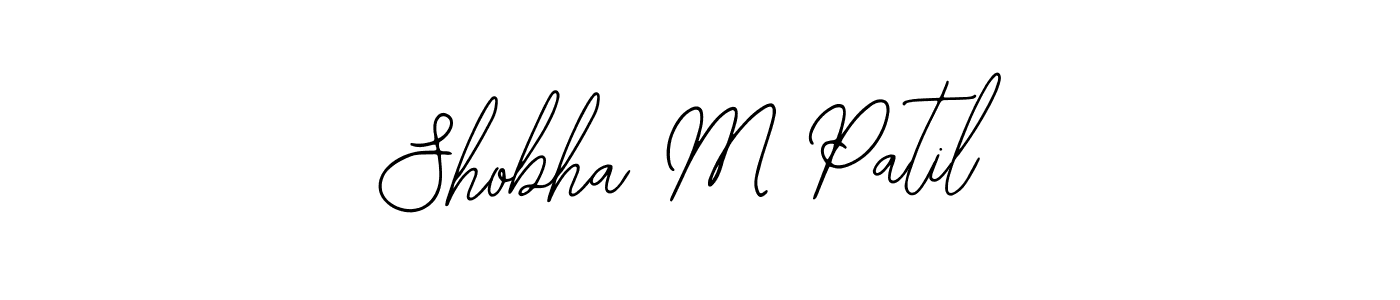 The best way (Bearetta-2O07w) to make a short signature is to pick only two or three words in your name. The name Shobha M Patil include a total of six letters. For converting this name. Shobha M Patil signature style 12 images and pictures png