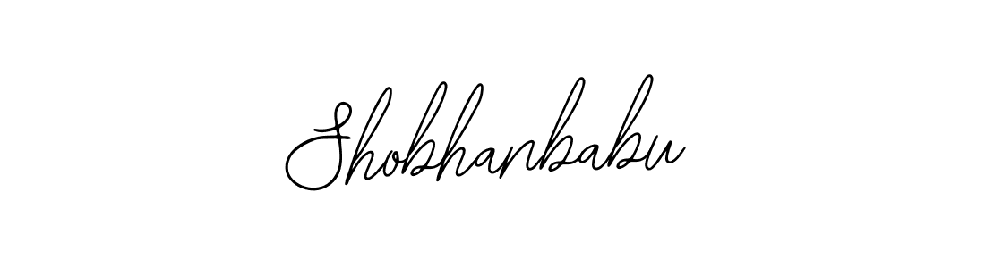 You should practise on your own different ways (Bearetta-2O07w) to write your name (Shobhanbabu) in signature. don't let someone else do it for you. Shobhanbabu signature style 12 images and pictures png