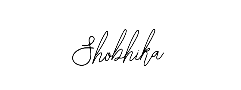 How to make Shobhika name signature. Use Bearetta-2O07w style for creating short signs online. This is the latest handwritten sign. Shobhika signature style 12 images and pictures png