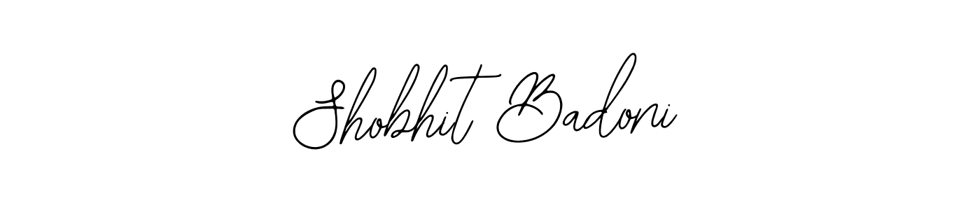 Create a beautiful signature design for name Shobhit Badoni. With this signature (Bearetta-2O07w) fonts, you can make a handwritten signature for free. Shobhit Badoni signature style 12 images and pictures png