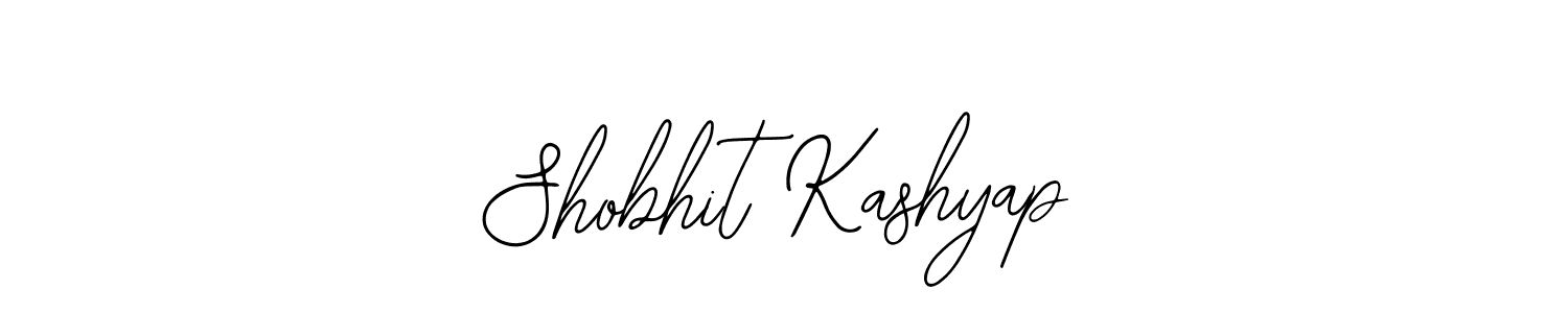 How to make Shobhit Kashyap name signature. Use Bearetta-2O07w style for creating short signs online. This is the latest handwritten sign. Shobhit Kashyap signature style 12 images and pictures png