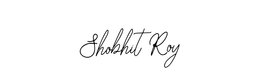 How to make Shobhit Roy name signature. Use Bearetta-2O07w style for creating short signs online. This is the latest handwritten sign. Shobhit Roy signature style 12 images and pictures png