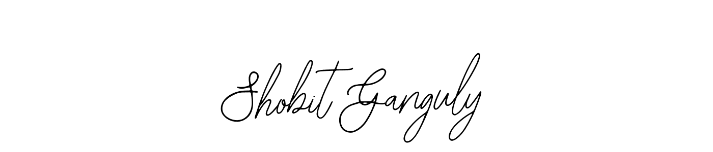 Similarly Bearetta-2O07w is the best handwritten signature design. Signature creator online .You can use it as an online autograph creator for name Shobit Ganguly. Shobit Ganguly signature style 12 images and pictures png