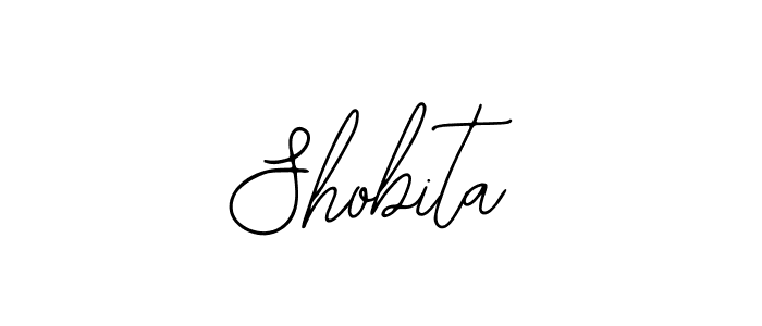 You should practise on your own different ways (Bearetta-2O07w) to write your name (Shobita) in signature. don't let someone else do it for you. Shobita signature style 12 images and pictures png