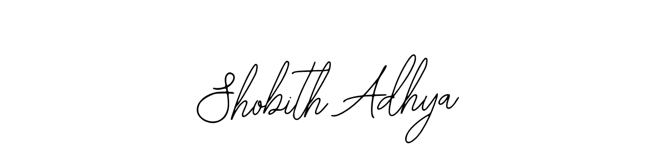 Also we have Shobith Adhya name is the best signature style. Create professional handwritten signature collection using Bearetta-2O07w autograph style. Shobith Adhya signature style 12 images and pictures png