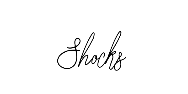 How to Draw Shocks signature style? Bearetta-2O07w is a latest design signature styles for name Shocks. Shocks signature style 12 images and pictures png