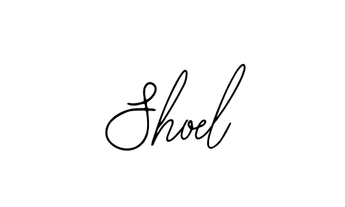 The best way (Bearetta-2O07w) to make a short signature is to pick only two or three words in your name. The name Shoel include a total of six letters. For converting this name. Shoel signature style 12 images and pictures png