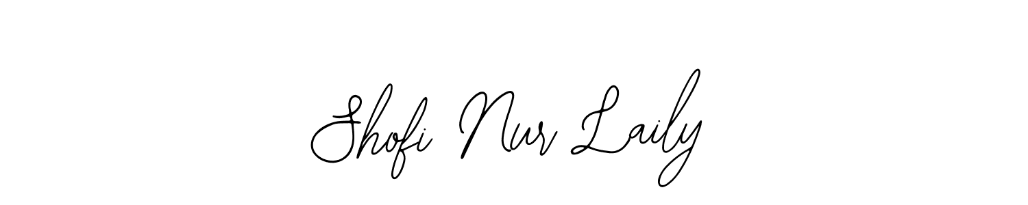 See photos of Shofi Nur Laily official signature by Spectra . Check more albums & portfolios. Read reviews & check more about Bearetta-2O07w font. Shofi Nur Laily signature style 12 images and pictures png